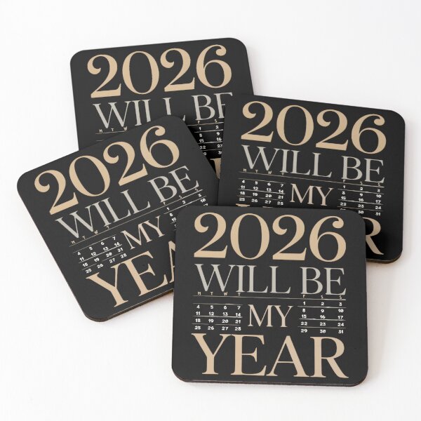 Item preview, 2026 Will Be My Year | Calendar Quote Design designed and sold by PROPera-design.