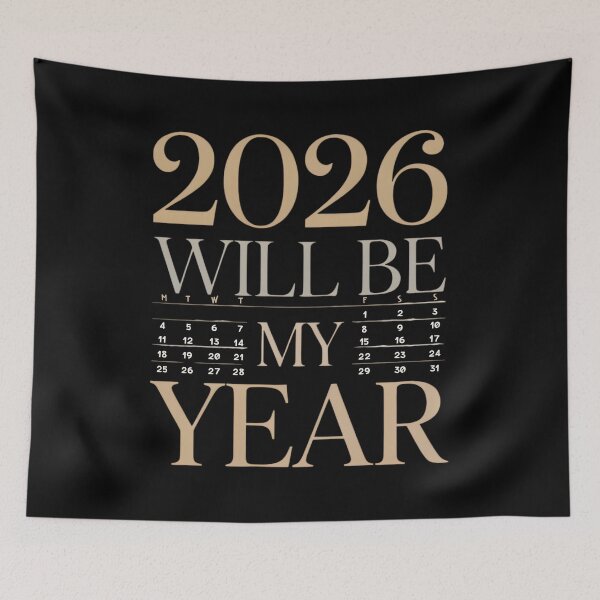 Item preview, 2026 Will Be My Year | Calendar Quote Design designed and sold by PROPera-design.