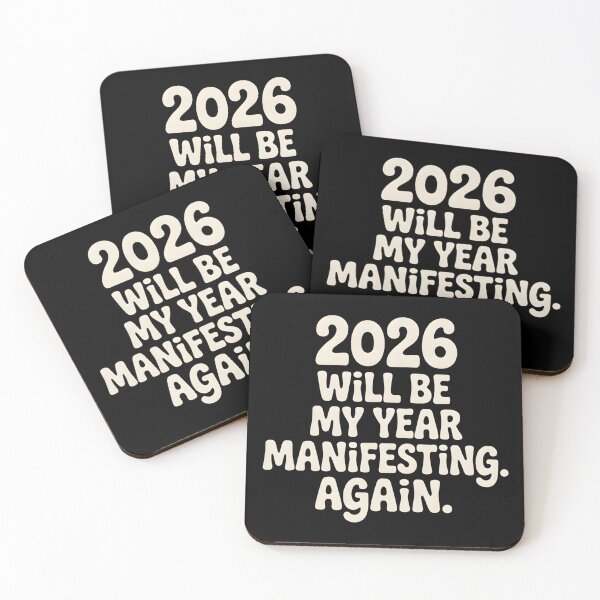 Item preview, 2026 Will Be My Year Manifesting Again Bold Quote designed and sold by PROPera-design.