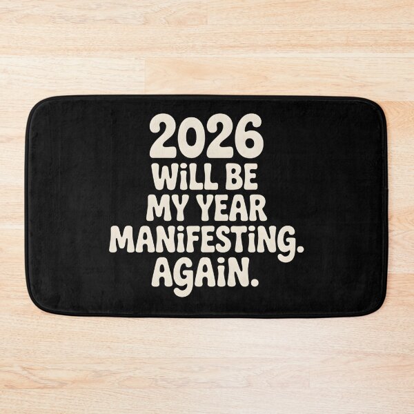 Item preview, 2026 Will Be My Year Manifesting Again Bold Quote designed and sold by PROPera-design.