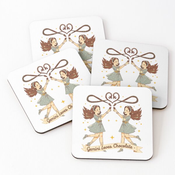 Item preview, Gemini Loves Chocolate – Vintage Zodiac Chocolate Lover Art designed and sold by FindYouByZ.