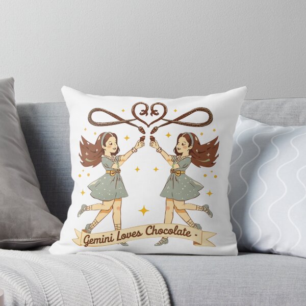 Item preview, Gemini Loves Chocolate – Vintage Zodiac Chocolate Lover Art designed and sold by FindYouByZ.