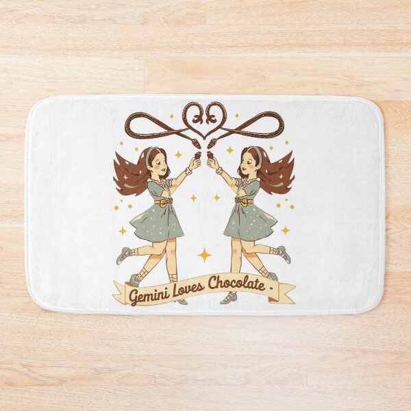 Item preview, Gemini Loves Chocolate – Vintage Zodiac Chocolate Lover Art designed and sold by FindYouByZ.