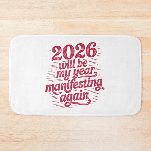 Item preview, 2026 Will Be My Year Manifesting Again Retro Typography designed and sold by PROPera-design.