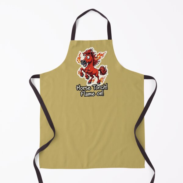 Item preview, Horse Torch! Flame on! Funny Fire Horse T-Shirt designed and sold by SilentPowerArt.