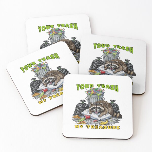 Item preview, Your Trash My Treasure Raccoon designed and sold by TeeARTHY.