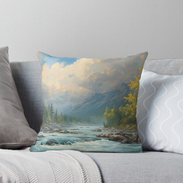 Item preview, Landscape with river flowing  designed and sold by Anisha  Vaz.