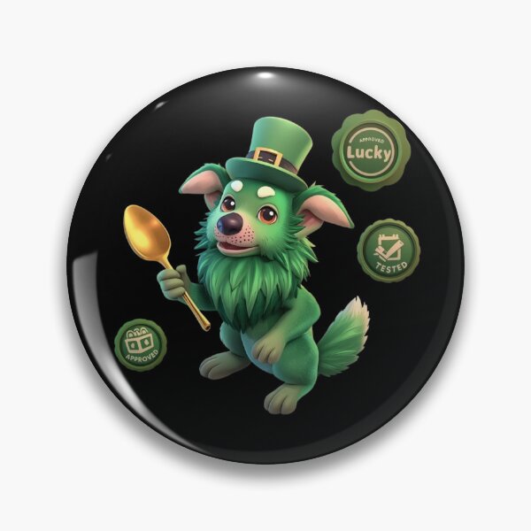 Item preview, Shamrock-Certified Dog Food Tester – St. Patrick’s 4D Art designed and sold by YourTrendyTees.