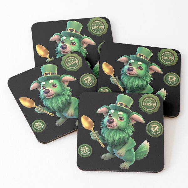 Item preview, Shamrock-Certified Dog Food Tester – St. Patrick’s 4D Art designed and sold by YourTrendyTees.