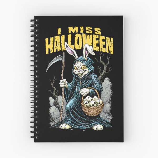Item preview, Funny Easter Bunny Grim Reaper I Miss Halloween Gothic designed and sold by GrandeDuc.