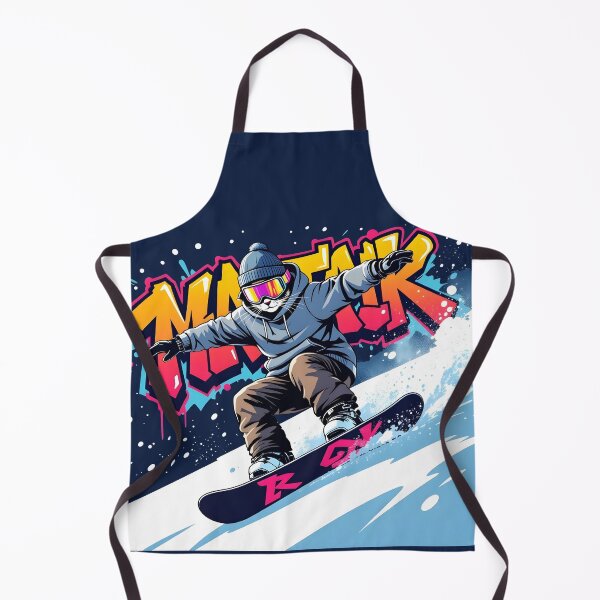 Item preview, Cat Snowboarding Streetwear Illustration designed and sold by Uglyandcute.