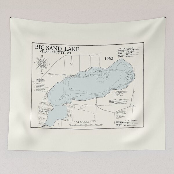 Item preview, Big Sand Lake -Vilas County WI  designed and sold by Jean Plout.