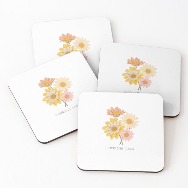Item preview, Sunshine Days Soft Vintage Flower Illustration designed and sold by TalkTee Me.