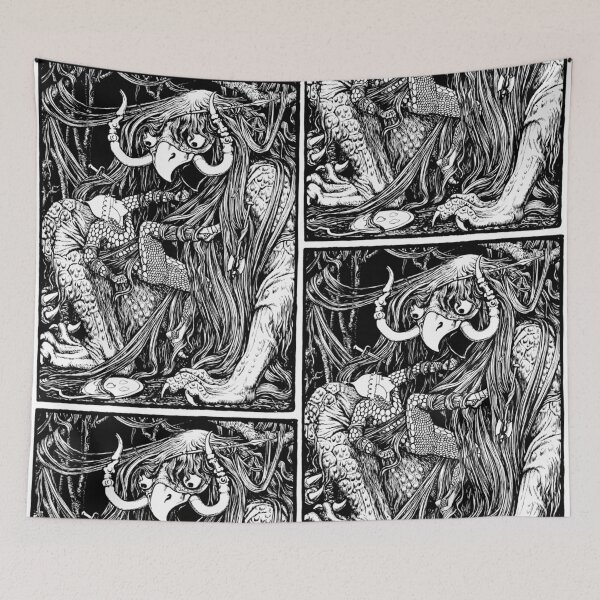 Item preview, The Demon With The Matted Hair - John Batten designed and sold by forgottenbeauty.