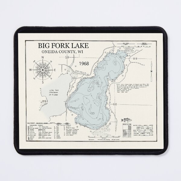 Item preview, Big Fork Lake - Oneida County WI designed and sold by Jean Plout.