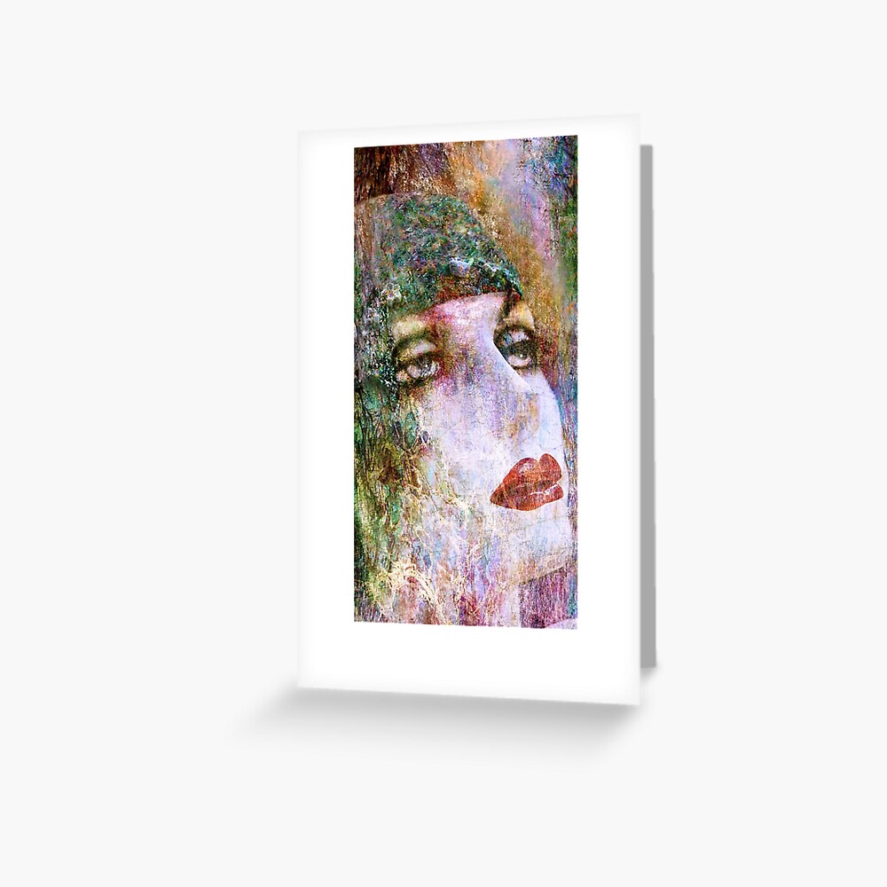 Coloured Woman Greeting Card