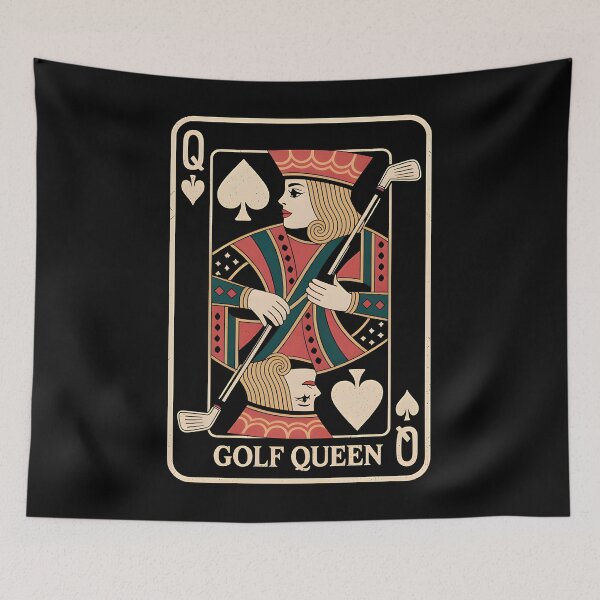 Item preview, Queen of Golf Card designed and sold by MKV Design.