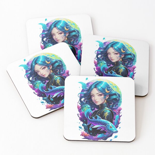 Item preview, Enchanting Blue Pisces Maiden Underwater Digital Art designed and sold by newvisionart191.
