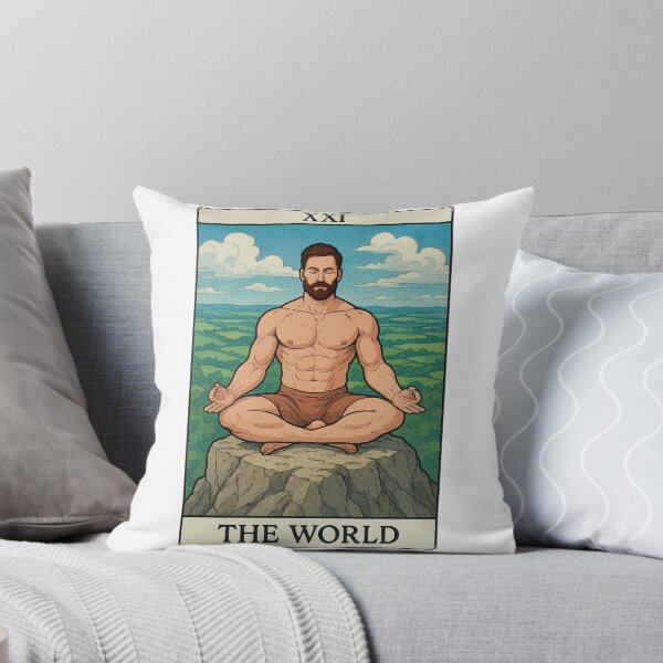 Item preview, Tarot Card - XXI - The World - Brown designed and sold by step10studio.