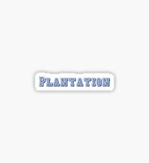 Plantation Sticker