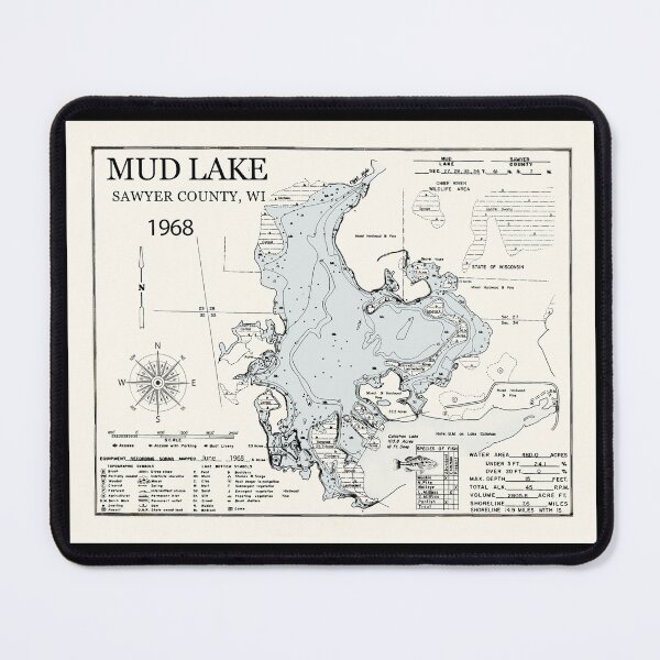 Item preview, Mud Lake - Sawyer County WI designed and sold by Jean Plout.