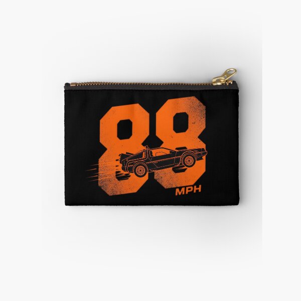 Item preview, 88 MPH Retro Orange Time Machine Graphic designed and sold by Off-Road-Zone.