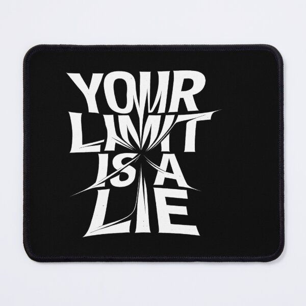 Item preview, Your Limit Is a Lie - Distorted Motivational Typography designed and sold by MKreative Studio.