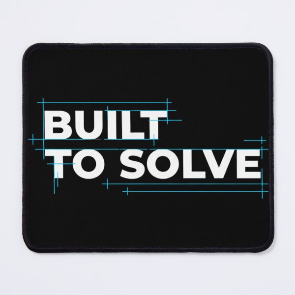 Item preview, Built To Solve – Engineer Mindset Quote Design designed and sold by oblexwear.