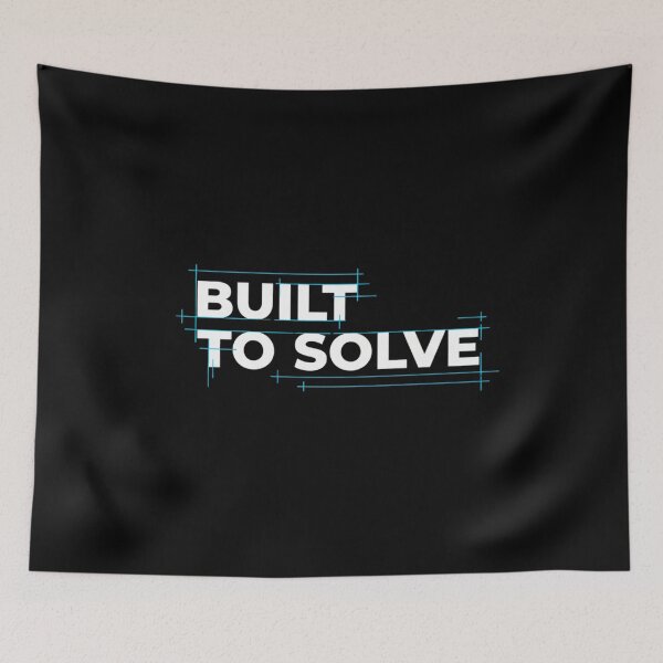 Item preview, Built To Solve – Engineer Mindset Quote Design designed and sold by oblexwear.