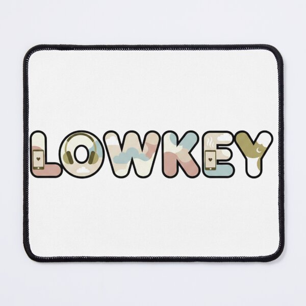 Item preview, LOWKEY – Chill Energy Sticker designed and sold by Imaginarium of Chaos falcon88 .