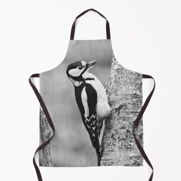 Item preview, Standardt. Great Spotted Woodpecker bw designed and sold by Jouko Lehto Photography.