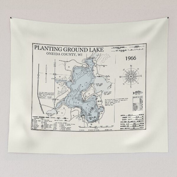 Item preview, Planting Ground Lake - Oneida County WI  designed and sold by Jean Plout.
