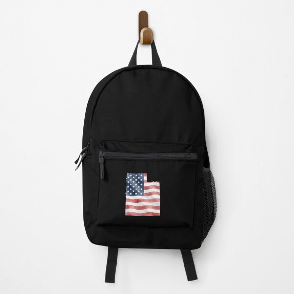 Item preview, Utah Stars & Stripes State Silhouette – Distressed Americana designed and sold by Paper Drip.