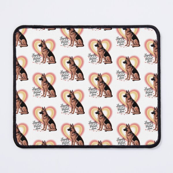 Item preview, German Shepherd Valentine Loyalty Love With Heart Glow designed and sold by MuniraWearify.