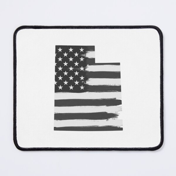 Item preview, Utah State Stars & Stripes Silhouette – Black and White designed and sold by Paper Drip.