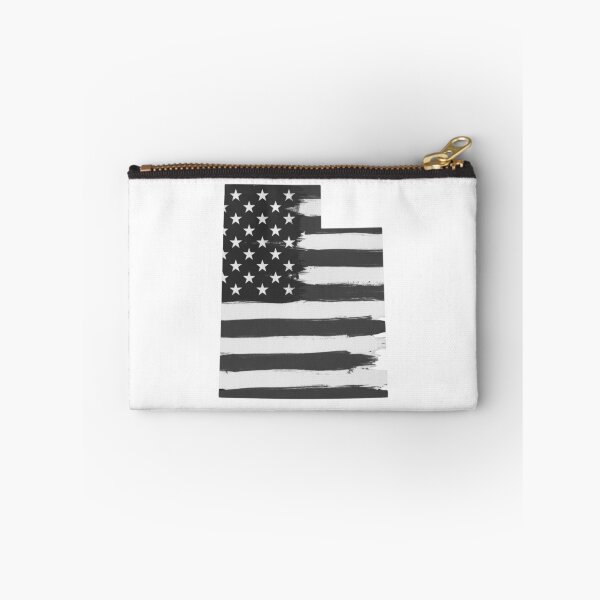 Item preview, Utah State Stars & Stripes Silhouette – Black and White designed and sold by Paper Drip.