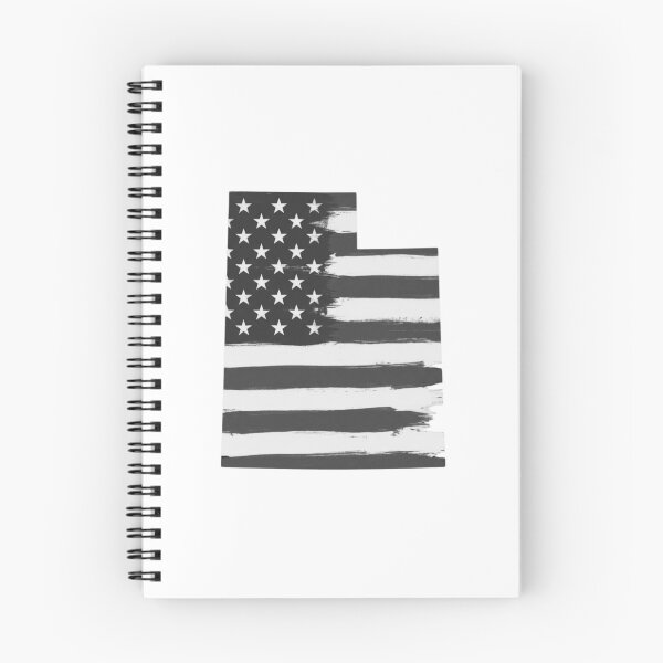 Item preview, Utah State Stars & Stripes Silhouette – Black and White designed and sold by Paper Drip.