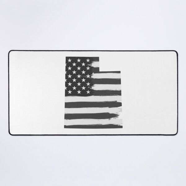 Item preview, Utah State Stars & Stripes Silhouette – Black and White designed and sold by Paper Drip.