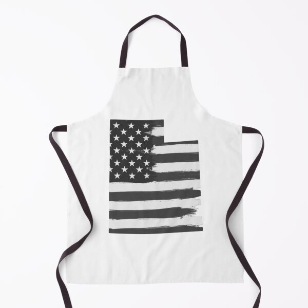 Item preview, Utah State Stars & Stripes Silhouette – Black and White designed and sold by Paper Drip.