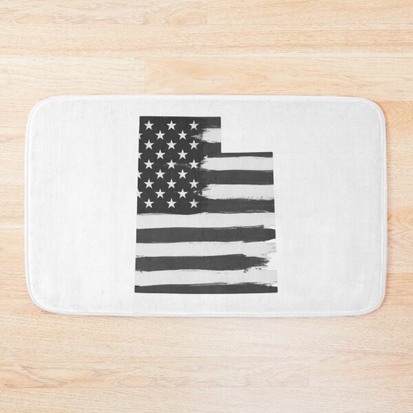 Item preview, Utah State Stars & Stripes Silhouette – Black and White designed and sold by Paper Drip.