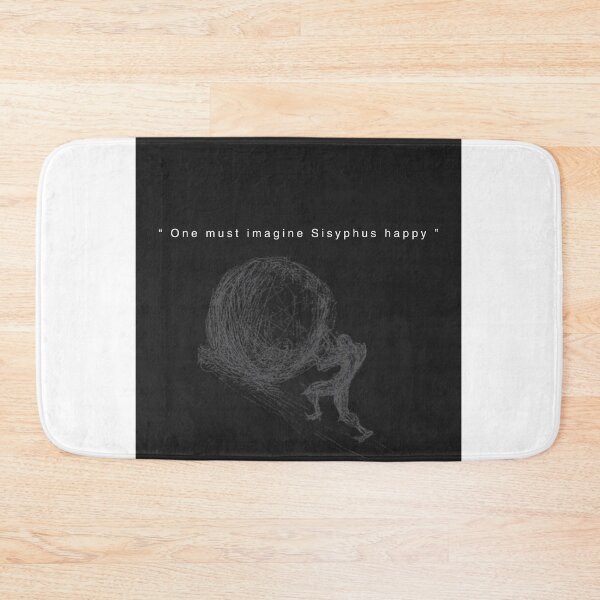 Item preview, Albert Camus: One Must Imagine Sisyphus Happy designed and sold by Socratic Swag.