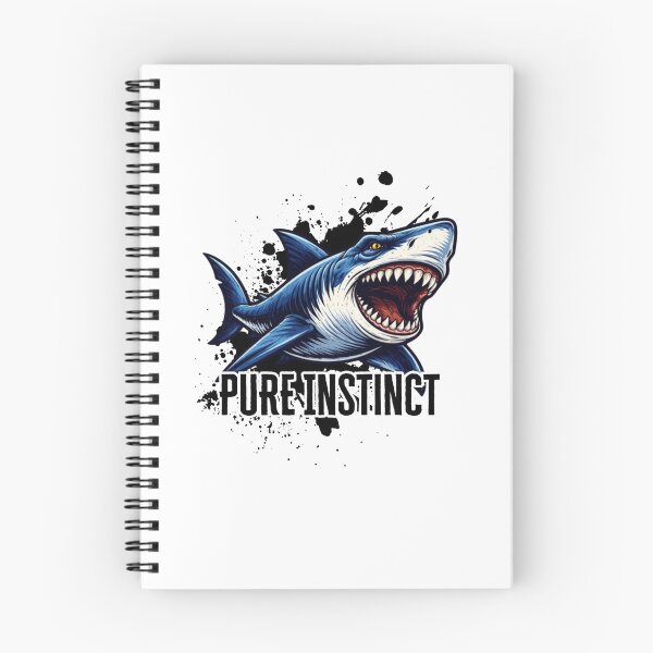 Item preview, Cool Shark design for Kids who love great white sharks- Pure instinct  designed and sold by Robobonez.