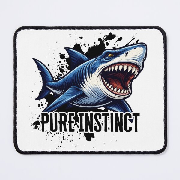 Item preview, Cool Shark design for Kids who love great white sharks- Pure instinct designed and sold by Robobonez.