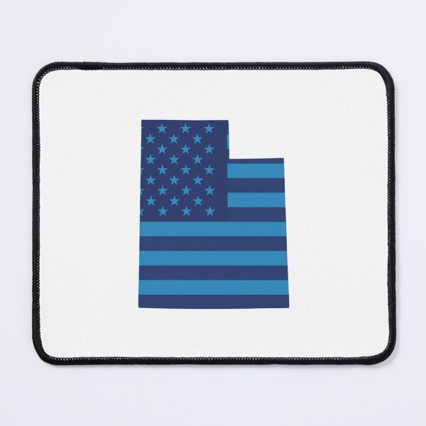 Item preview, Utah USA Flag Silhouette – Stars and Stripes State Outline designed and sold by Paper Drip.