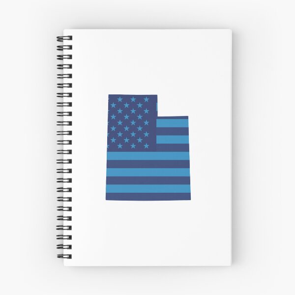 Item preview, Utah USA Flag Silhouette – Stars and Stripes State Outline designed and sold by Paper Drip.