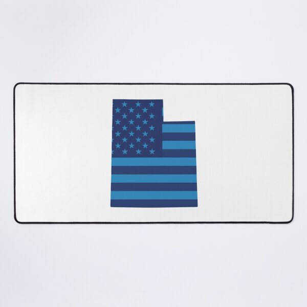 Item preview, Utah USA Flag Silhouette – Stars and Stripes State Outline designed and sold by Paper Drip.