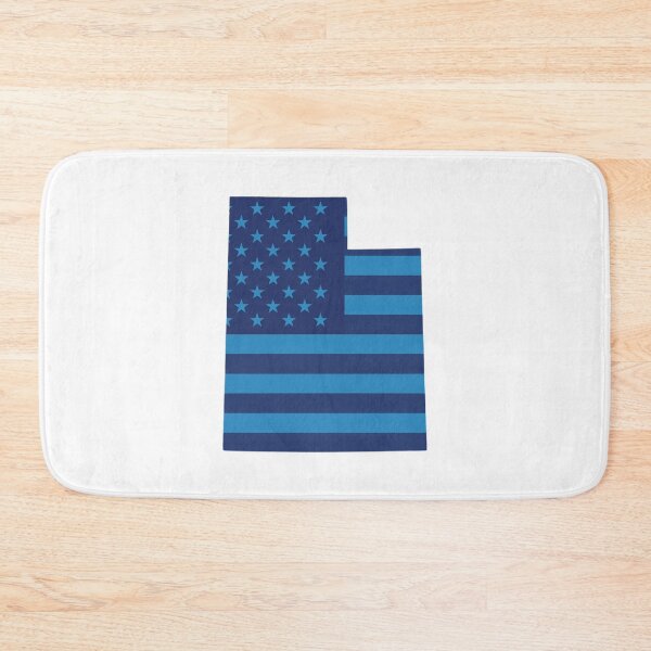Item preview, Utah USA Flag Silhouette – Stars and Stripes State Outline designed and sold by Paper Drip.