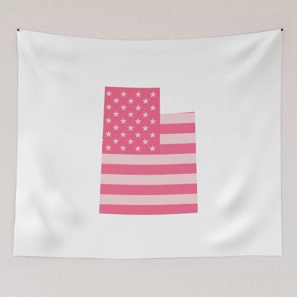 Item preview, Utah USA Flag Silhouette – Stars and Stripes State Outline designed and sold by Paper Drip.