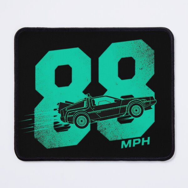 Item preview, 88 MPH Retro Teal Time Machine Graphic designed and sold by Off-Road-Zone.