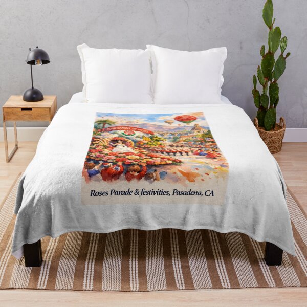 Item preview, Roses Parade Pasadena - California Festival Art designed and sold by ArtistrySky.